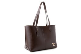 Vince Camuto Bolso Tote Marrón Chocolate Piel Sintética Savona
